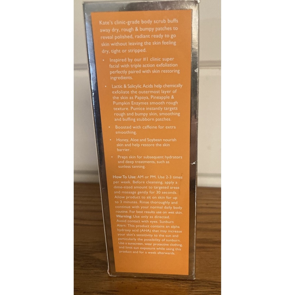 NEW! Kate Somerville ExfoliKate Resurfacing Body Scrub Skin Care 5oz / 150mL - Picture 5 of 8